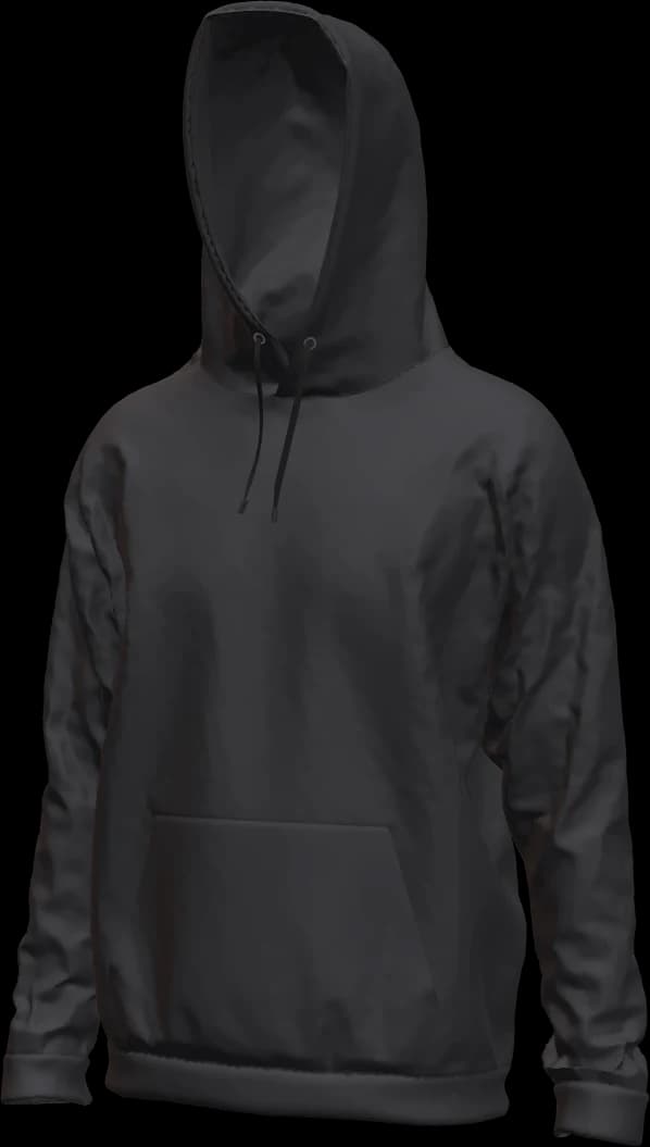 Sudadera Clásica con capucha en color Negro